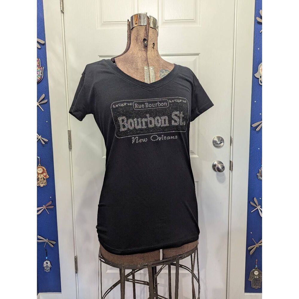 5/25 Blingy Bourbon Street New Orleans Souvenir T-shirt